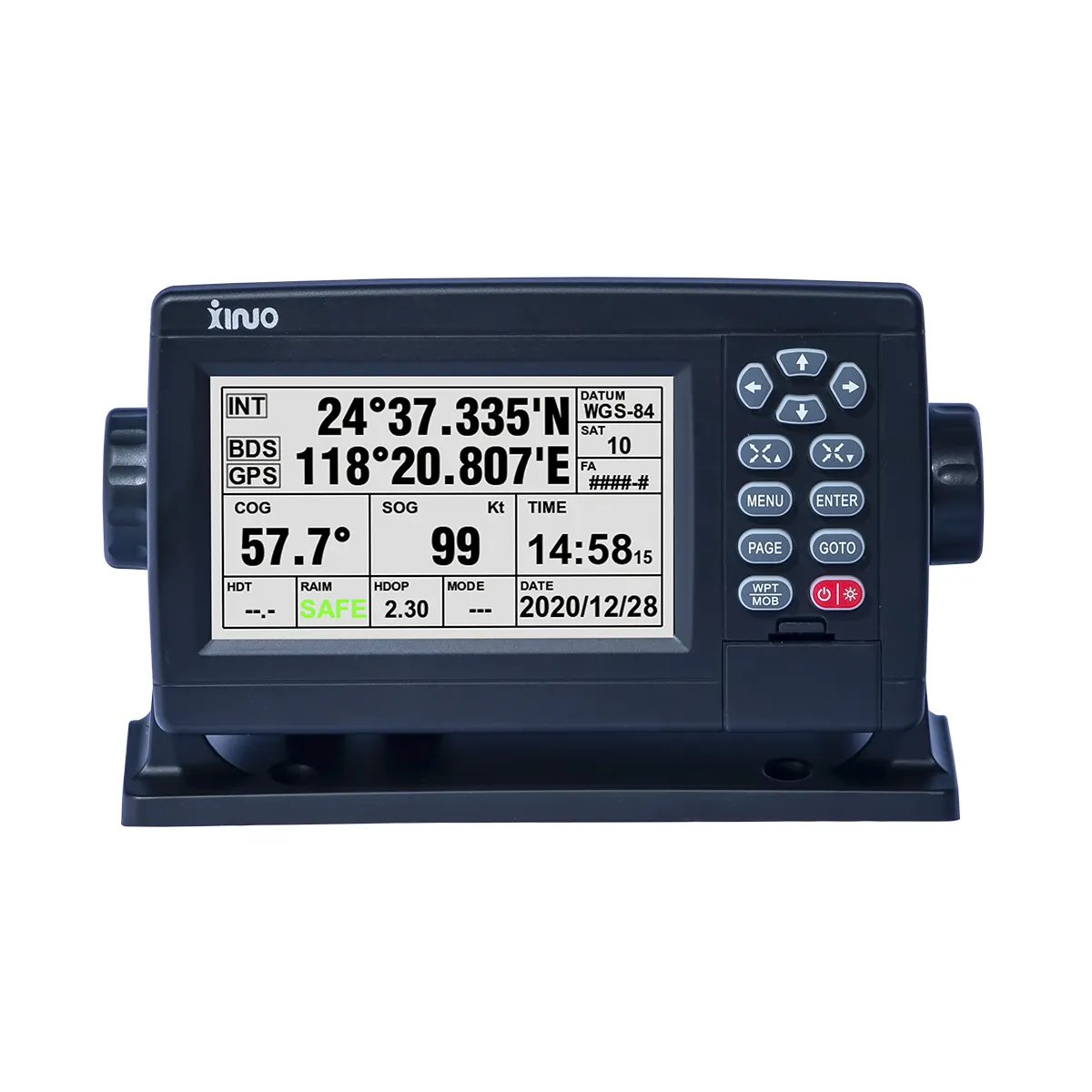 marine electronics supplies XINUO GPS chart plotter& AIS class B combo 5" small size TFT LCD monitor XF-520A with NMEA0183 CE