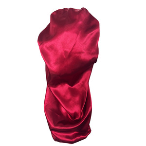 Bonnets en satin pour femmes, avec logo personnalisé, ruban en soie, nœud, design élégant, ajustables, pour dormir - Product Image 4