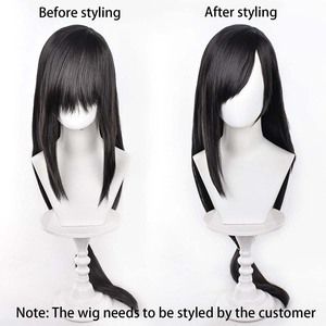 วิกผมยาวตรงสีดำสำหรับคอสเพลย์ตัวละครทีฟา จากเกม <span class=keywords><strong>Final</strong></span> <span class=keywords><strong>Fantasy</strong></span> สำหรับผู้หญิงในวันฮาโลวีน รุ่น GAHC-046 - Product Image 5