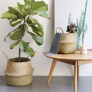 Dokuma 6 Canasta De Picnics çamaşır sepeti birim bambu çamaşır su sümbül hediye sepet Rattan krem kapaklı - Product Image 6