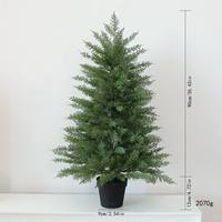 Sapin de Noël en cyprès de 90 cm, neuf, de haute qualité, écologique, détachable, en PE pur, pour table, ornements durables et imperméables