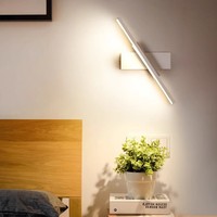 Applique murale LED à angle réglable, minimaliste, pour chambre à coucher, salon, couloir, escalier