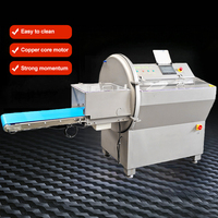 Machine à découper la viande congelée de grande puissance, trancheuse à viande de bœuf, machine à découper la viande en portions fines, machine commerciale à découper la viande et les os