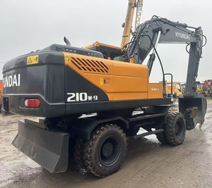 Used Original hyundai 210w-9 Wheel Excavator in Discount Price Secondhand Hyundai 210 210W-9 Wheel Excavator With Good <b>Tires</b> - Product Image 1