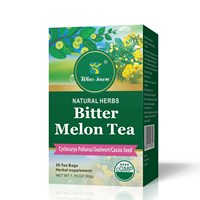Tisane Naturelle de Melon Amer Marque Blanche pour un Métabolisme Sain du Glucose, Soutien Digestif et Amélioration de l'Équilibre Corporel