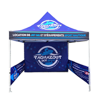 La actividad de las tiendas de exhibición de ferias comerciales al aire libre personalizadas producidas por fábricas chinas son toldos de sombrilla a prueba de lluvia asequibles