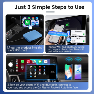 <span class=keywords><strong>Tbox</strong></span> Ultra SM6350 8G+256GB Android 15.0 Smart 5G Car Play Android Box Car  Adaptateur sans fil Carplay Android Auto pour Apple - Product Image 5