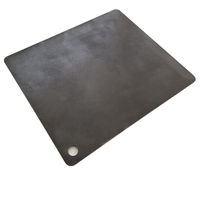 Plaque de cuisson carrée en acier au carbone pour pizza Plaque à pizza antiadhésive allant au four