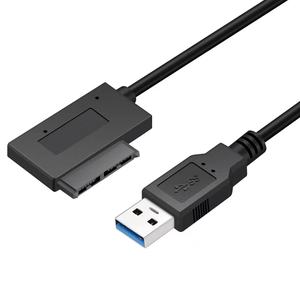 Cable <span class=keywords><strong>adaptador</strong></span> convertidor <span class=keywords><strong>USB</strong></span> 2,0 <span class=keywords><strong>a</strong></span> <span class=keywords><strong>Mini</strong></span> <span class=keywords><strong>Sata</strong></span> II, 7 + 6, 13 Pines, para ordenador portátil, CD/DVD ROM, convertidor de unidad Slimline HDD Caddy - Product Image 5