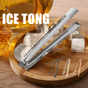 Manjia – Mini pinces à glace en forme <span class=keywords><strong>de</strong></span> Cube <span class=keywords><strong>de</strong></span> sucre, en acier inoxydable, <span class=keywords><strong>de</strong></span> qualité alimentaire, <span class=keywords><strong>de</strong></span> service alimentaire <span class=keywords><strong>de</strong></span> qualité supérieure, outils <span class=keywords><strong>de</strong></span> Bar, café - Product Image 1