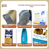 Sac scellé de qualité alimentaire pour aliments pour chiens et chats 25 kg Emballage universel pour aliments de base Personnalisable Vente en gros