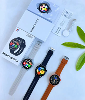 Reloj Inteligente Android V21 Pro para Llamadas, Monitor de Salud y Ejercicio, Monitor de Frecuencia Cardíaca y Sueño, Cargador Inalámbrico, Caja de Aleación, Silicona