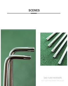 45 # فولاذ S2 سبيكة فولاذية كروم زنك نيكل مطلي على شكل حرف L رأس توركس مفتاح عرافة مفتاح ألين مع نظام متري OEM قابل للتخصيص - Product Image 5