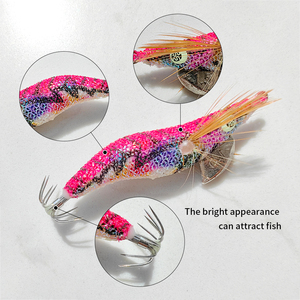 Jibionera <span class=keywords><strong>Yamashita</strong></span> de Diseño Japonés y Alta Visibilidad, <span class=keywords><strong>Señuelo</strong></span> Egi de ABS para Pulpo, Peces de Agua Dulce y Salmón para Pesca de Río - Product Image 2