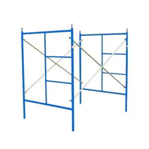 井焊钢H框架脚手架管状金属脚手架塔架钢框架脚手架可调建筑