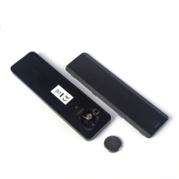 Télécommande universelle minimaliste noire, télécommande sans fil IR pour Android TV Box et barre de son