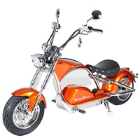 Mangosteen M1PS kaplama ab stok EEC COC yağ lastik elektrikli scooter çıkarılabilir pil Citycoco