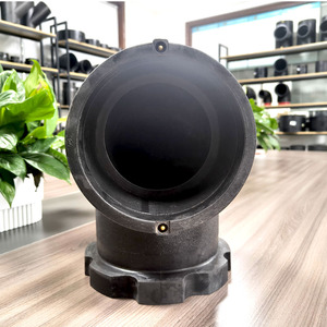 160mm 90 ° HDPE electrofusion mặt bích Ống lắp khuỷu tay uốn cong sdr11 stub End <span class=keywords><strong>Adaptor</strong></span> với vòng dự phòng làm bằng PE stub End Bend - Product Image 3