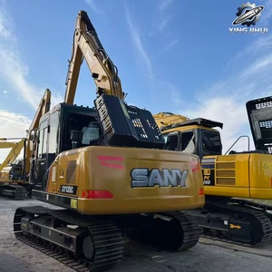 รถขุดตีนตะขาบ Sany135 มือสอง ขนาด 13.5 ตัน บุ้งกี๋ 0.6 ลบ.ม. แบรนด์จีนแท้ รถขุดก่อสร้างขนาดกลาง ชั่วโมงการใช้งานต่ำ สภาพดี - Product Image 2