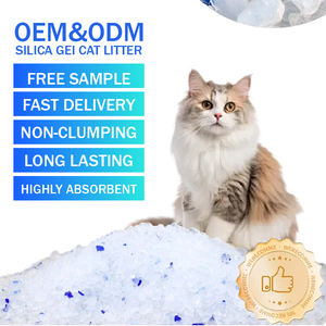 Lettiera per Gatti in Gel di Silice all'Ingrosso dalla Fabbrica, Forte Deodorizzazione, Senza Polvere, Agglomerazione Rapida, Super Assorbente, Smaltibile nel WC, Ecologica - Product Image 1