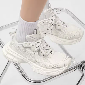 <span class=keywords><strong>Paris</strong></span> loisirs chaussures de sport toutes saisons pour hommes à la mode à lacets Composite orteil maille hauteur augmentant Instagram à la mode - Product Image 2