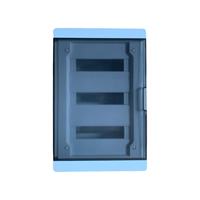 Boîtier de distribution en acier AlphaReach 24/36 voies, encastré, avec couvercle en plastique, dos métallique, IP30, pour transmission électrique