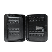 YOOBOX Outdoor Wandmontierte Kleine Mini Aluminium Schlüsselbox Feuerfeste Schlüsselaufbewahrungsbox für Autoschlüssel