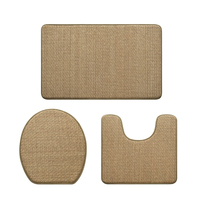 Nouveau Tapis de Bain en Chenille Moderne Personnalisé 2026, Antidérapant, Lavable en Machine, Super Absorbant, Tapis de Douche Écologique pour Maison et Hôtel