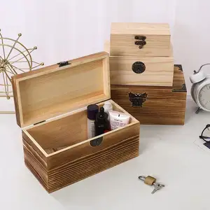 나무 단단한 나무 장식 상자
