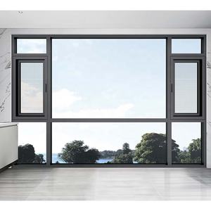 نافذة ألمنيوم مخصصة من SJUMBO بطلاء مؤكسد مقاوم للأعاصير ومعتمدة للمباني السكنية والتجارية - Product Image 5