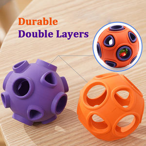 Hersteller Neue <span class=keywords><strong>Design</strong></span> Durable Hund Spielzeug Ball Hund Kauen Spielzeug mit Glocke und Licht - Product Image 4