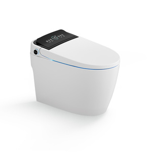 Inodoro Inteligente Automático de Cerámica con Bidé Integrado y Drenaje para Uso en Baños de Hotel, Diseño Moderno y Lujoso - Product Image 1