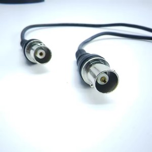 Adaptateur RJ48 RJ45 mâle vers double BNC femelle, câble d'extension de données <span class=keywords><strong>E1</strong></span> 2M pour carte vocale numérique à relais, noir, 28cm - Product Image 3