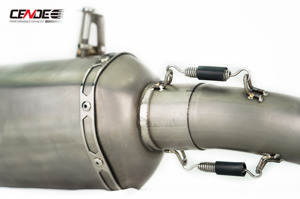 Escape de Motocicleta de Aleación de Titanio Modificado para <span class=keywords><strong>Honda</strong></span> <span class=keywords><strong>CB650</strong></span> CBR650 2013-2014 2019-2020 <span class=keywords><strong>2021</strong></span> - Product Image 2