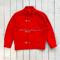 Veste de travail en toile sergé de canard personnalisée pour hommes – Qualité supérieure, décontractée, pour l'extérieur, avec fermeture à crochet, style marin, veste de travail type tankers