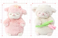 Peluche mouton MINISO Kawaii très vendue, super douce, chaude, blanche, apaisante pour bébé, animaux en peluche pour enfants avec rembourrage en coton PP