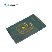 Sac alimentaire imprimé personnalisé anti-odeur de mylar, emballage refermable en mylar laser, pochette à fermeture éclair pour le stockage des aliments