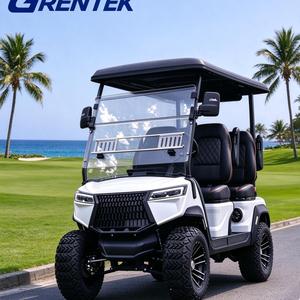 Carrito de golf eléctrico todoterreno con batería de litio, 4 plazas, para montaña y zonas rurales - Product Image 1
