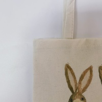 Sac fourre-tout imprimé lapin de Pâques, motif de fête, sac cadeau