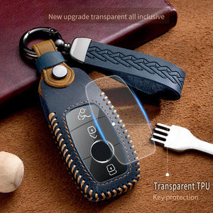 Funda de Cuero para Llaves de Coche Mercedes Benz, Carcasa Protectora para Llaves de Benz Clase C, S-Class, E260L, Venta al Por Mayor - Product Image 3