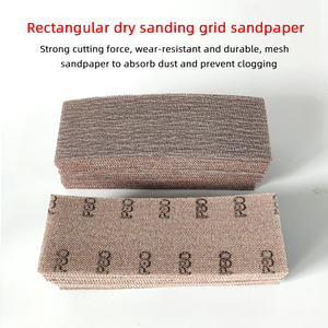 198mm vuông lưới chà nhám đĩa độ cứng cao ướt hoặc khô Mài giấy nhám cho sơn xe cho mirka tùy chỉnh OEM hỗ trợ - Product Image 2