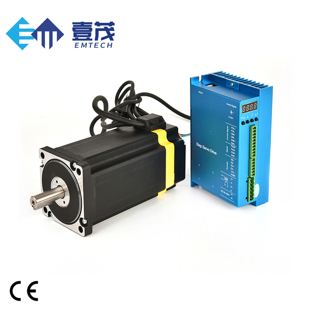Emtech 86*86*150mm Hybrid 4-axis Nema 34 Stepper Motor Kit Closed Loop CNC Milling Machine with Cheap 4 Motors