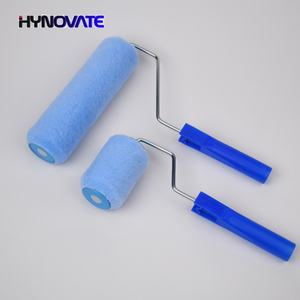 Cepillo de <span class=keywords><strong>rodillo</strong></span> de pintura de <span class=keywords><strong>pared</strong></span> áspera Cepillo de <span class=keywords><strong>rodillo</strong></span> de estilo de jaula de EE. UU. <span class=keywords><strong>Rodillo</strong></span> de Pintura Decorativa de poliéster azul - Product Image 3