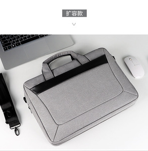 Tùy Chỉnh <span class=keywords><strong>2025</strong></span> Mới Hiện Đại Có Thể Mở Rộng Nhiều Không Thấm Nước Oxford Crossbody Cặp 13.3 14 15.6 Inch Máy Tính Xách Tay Máy Tính Túi - Product Image 4
