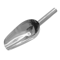 Grande pelle à glace en acier inoxydable, magasin de produits secs, pelle spéciale, facile à nettoyer pour une utilisation au bar