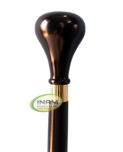 Best Quality Wood <b>Walking</b> <b>Stick</b> with Wooden Round and Knobe <b>Handle</b> - Product Image 1