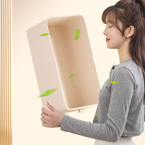 Clothing Organizer <b>Storage</b> <b>Box</b> Rectangle Foldable Stackable With Compartments For Wardrobe <b>Drawer</b> Type Solid Color - Product Image 4