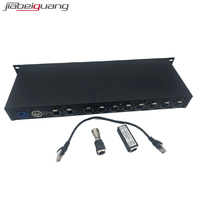 Controlador de luz de escenario LED de 8 puertos AN804pro ArtNet DMX compatible con SPI y 485 voltaje de transmisión remota serie Pro