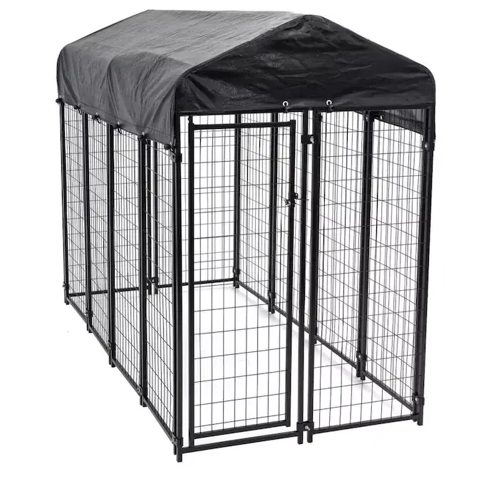 Canile per gabbia per cani con gabbia per animali domestici di grandi dimensioni a buon mercato unico saldato all'ingrosso