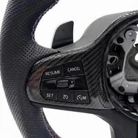 Volant en cuir perforé de haute qualité en gros avec palettes de changement de vitesse pour BMW G20 G30 G01 X3 X5 M Sport